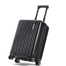 Load image into Gallery viewer, SAFE ROOM Suitcases; Valises,Hardside Lightweight Suitcase Luggage with Spinner Wheels - PC Hardside Medium Checked Luggage - for Hassle-free Travel (24 Inch Black)
