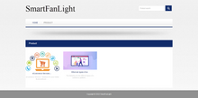 Load image into Gallery viewer, SmartFanLight Electronic commerce services, namely, providing information about products via telecommunication networks for advertising and sales purposes
