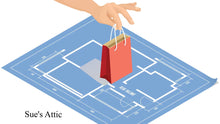 Load image into Gallery viewer, Sue&#39;s Attic Retail department store services,How department stores are using services to convince customers they’re still convenient places to shop

