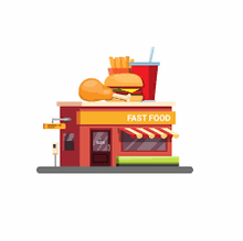 Load image into Gallery viewer, SALSWEE Fast-food restaurant services,Fast-food restaurants often include a place to dine, while some may possess only drive-through or walk-up windows for customers to order and pick up food.
