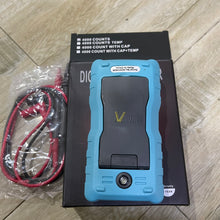 Load image into Gallery viewer, IVOLWIN Ammeters,Digital Multimeter Pocket Clamp Multimeters Multi Tester Voltmeter Ammeter Ohmmeter AC/DC Ohm Volt Amp and Diode Voltage Electrical Tester Meter with Backlight LCD,Home Professional Use Automotive,etc
