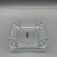 Load image into Gallery viewer, DBKD Ashtrays,Glass Ashtray Square Crystal Ashtray, Classic Design Ashtray for Weed, Home Ashtrays for Cigarettes （4.1 inch）
