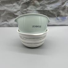 Load image into Gallery viewer, JUNBOLE Baskets for household purposes,2-in-1 Multifunction Washing Bowl and Strainer, Large Double Layered Drain Basin and Basket, Colanders Strainers for Fruits Vegetables Cleaning Wash.
