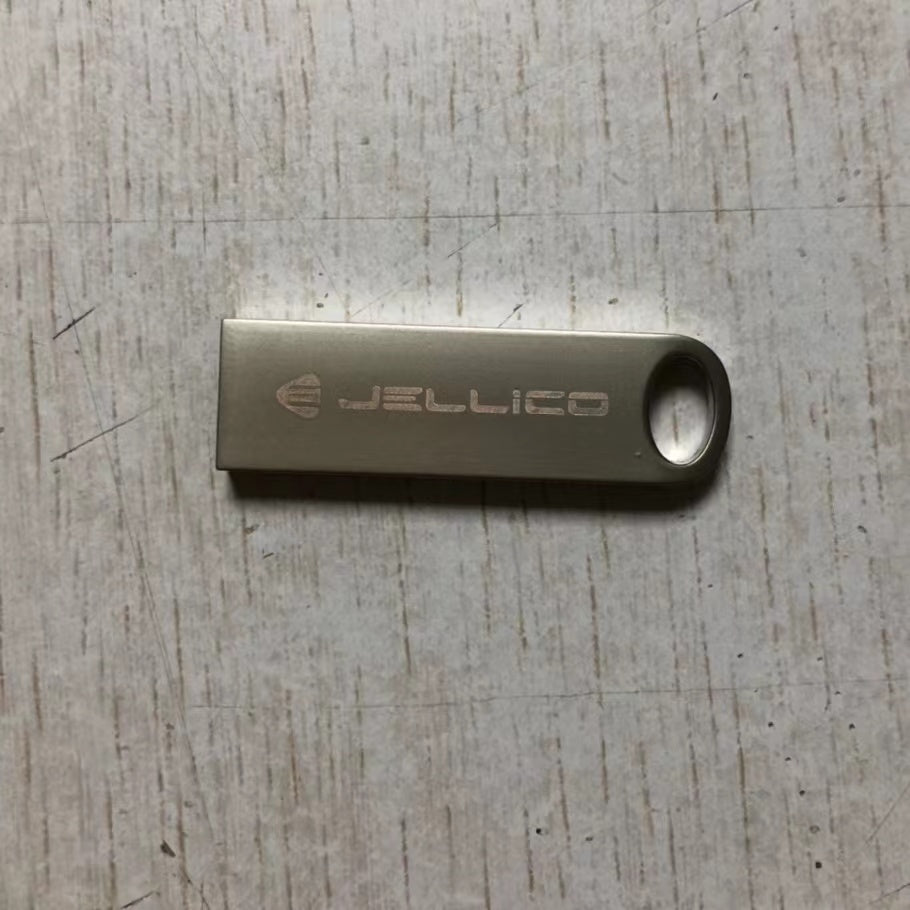 E JELLICO Blank USB flash drives,USB Flash Drive 5Pack 64GB Waterproof USB Stick,Thumb Drive Metal Memory Stick for Laptop,PC,Car.
