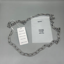 Load image into Gallery viewer, Shyklebelt Chains of metal 32.8 Feet 1/8 inch Stainless Steel Chain, Strong and Durable Heavy Duty Metal Chain, Decorative Chains for Hanging Plant, Pet, Hanging Clothes, Swing, Binding Chains Artworks
