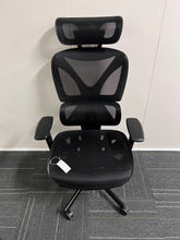 Load image into Gallery viewer, Hbsteeo Chairs,Ergonomic Office Chair Mesh Desk Chair with Lumbar Support, Recliner Computer Chair, Black
