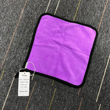 Load image into Gallery viewer, Plionmg Cleaning cloths,Rags for Cleaning, Reusable and Lint Free Cloth, Will Not Fade, 13.5 × 13.5 Inch, Purple
