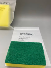 Load image into Gallery viewer, OYSAKKG Cleaning sponges,Dishwashing Sponge Along with A Thought Scouring Pad -Ideal for Cleaning Kitchen ,Dishes, Bathroom- Yellow- 4 Dish sponges,Made from Tough Cellulose
