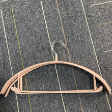 Load image into Gallery viewer, Yhome Clothes hangers,16.5 Inch No Shoulder Bumps No Mark Non-Slip Rubber Coated Contour Metal No Bumps Hanger, Sweater Hanger, T-Shirt Hanger Suit Hanger with Pants Bar

