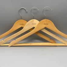 Load image into Gallery viewer, OM-PDD Clothes hangers,Wooden Hangers, 3 Pack, Hangers, Clothes Hangers, wooden Hangers, Clothing Hangers, Clothes Hangers wooden, Hangers for Closet, Wooden Clothes Hangers, Shirt Hangers, Hangers wooden.
