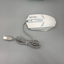 Load image into Gallery viewer, BGKYPRO Computer mice,Wired Computer Mouse - Corded USB Mouse for Laptops and PCs - Right or Left Hand Use, White
