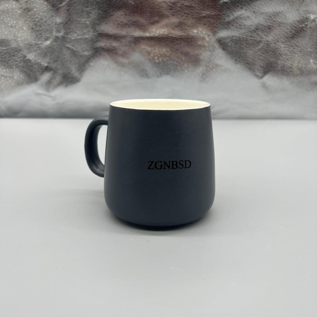 ZGNBSD Cups,Ceramic Coffee Mug Set 12oz Coffee Cups Ceramic Set of 4, Coffee Mug with Large Handle for Coffee, Tea, Milk and Chocolate.