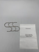 Load image into Gallery viewer, VALTAVO Curtain hooks,Shower Curtain Hooks，Set of 3 Rings，Rust Resistant S Shaped Hooks Hangers for Shower Curtains, Kitchen Utensils, Clothing, Towels, etc.
