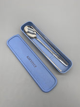 Load image into Gallery viewer, KHFXSYCF Chopsticks,KHFXSYCF Wheat Straw Cutlery, Portable Cutlery Set, Reusable Travel Flatware Set, for Lunch Boxes Workplace Camping School Picnic or Daily Use.
