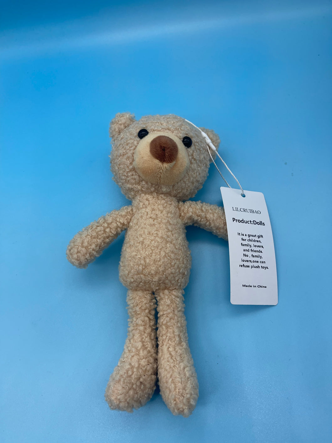 LILCRUIBAO Dolls, 5 Pieces Mini Teddy Bear Toy, 4.7 Inch Stuffed Tiny Bear, Soft Miniature Bear Plush, Bear Doll with Brooch for Birthday/ Xmas Decorations, Party Favor