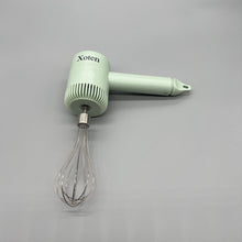 Load image into Gallery viewer, Xoten Electric egg beaters,Electric hand mixer, 3-speed manual mixer, equipped with turbine hand-held electric egg beater, including small hand mixer and USB charger accessories (green).
