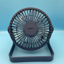 Load image into Gallery viewer, Gumico Electric fans,Turbo Desk Fan – Electric Portable 7 Inch Table Fan with Adjustable Tilt for Quiet Cooling(Blue)
