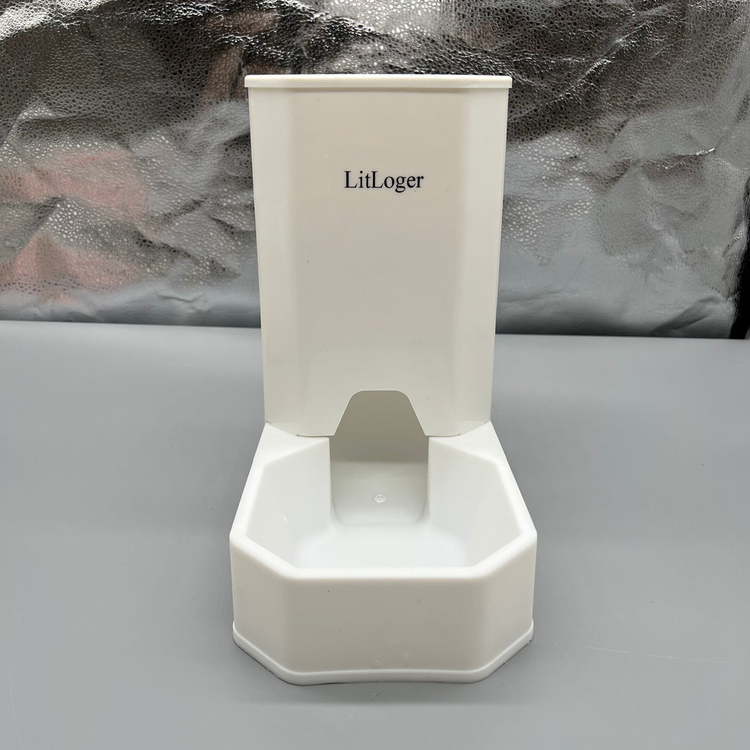 LitLoger Feeding vessels for pets,Automatic Pet Feeders for Cats and Dogs, Dry Food Dispenser with Desiccant Bag, Timed Cat Feeder, Programmable Portion Size Control 4 Meals Per Day.