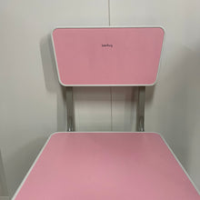 Load image into Gallery viewer, SetteWeig Furniture for house,Home chair with backrest, kitchen chair side chair natural seat / pink base.
