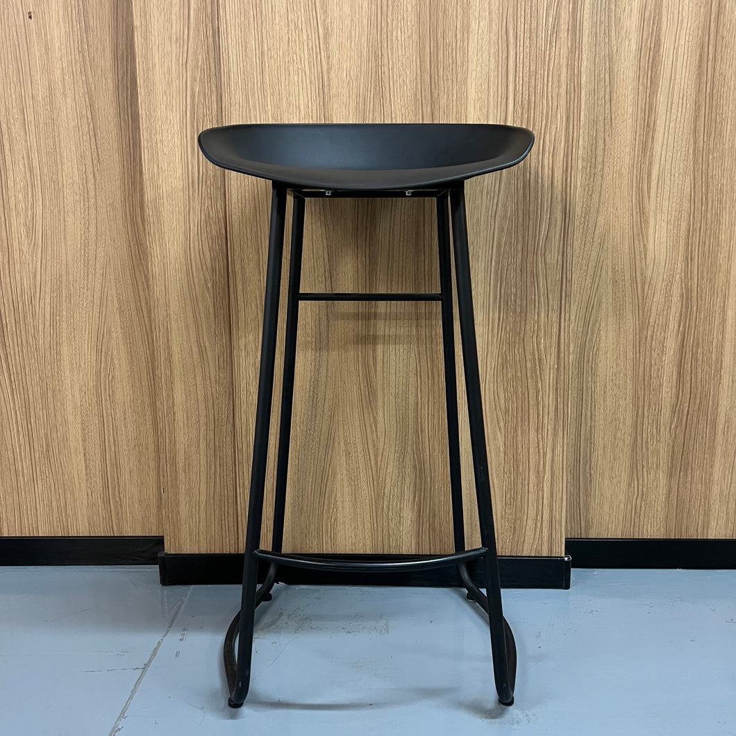BDYHOO Furniture for house, office and garden,black office stool 1 piece counter height bar stool with cushion adjustable swivel metal high back chair PU cushion for home and kitchen