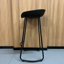 Load image into Gallery viewer, BDYHOO Furniture for house, office and garden,black office stool 1 piece counter height bar stool with cushion adjustable swivel metal high back chair PU cushion for home and kitchen
