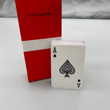 Load image into Gallery viewer, HAKITAROOM Gaming equipment, namely, playing cards, chips, gaming tables and gaming cloths,Large Print Playing Cards, Poker Size Large Index Deck of Cards, Linen Finish Surface, 2 Pack(Blue and Red)
