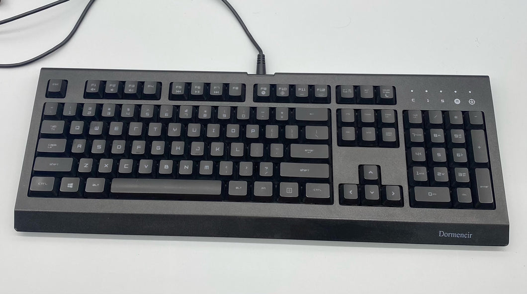 Dormencir Gaming keypads Gaming keypads are specially adapted for playing computer, More,Dormencir Mechanical Gaming Multimedia Keyboard, 104 RGB LED Backlit 16M Color Keys, Cherry MX Equivalent, Steel Frame, Braided Cable.