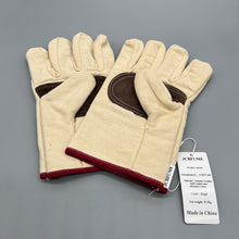 Load image into Gallery viewer, JCBFUME Gloves,16 Inches,932℉,Leather Forge Welding Gloves, Heat/Fire Resistant,Mitts for BBQ,Oven,Grill,Fireplace,Tig,Mig,Baking,Furnace,Stove,Pot Holder,Animal Handling Glove.
