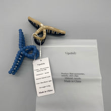 Load image into Gallery viewer, Vipobidy Hair accessories, namely, claw clips，2PCS Large Hair Claw Clips for Woman,Non-slip Banana Clips,Strong Hold jaw clip,Hair Clamps for Thin Thick Hair.
