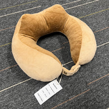 Load image into Gallery viewer, MAOGNN Head supporting pillows,Memory Foam - Head Neck Support Airplane Pillow for Traveling, Car, Home, Office, Travel Neck Flight Pillow with Attachable Snap Strap Soft Washable Cover.
