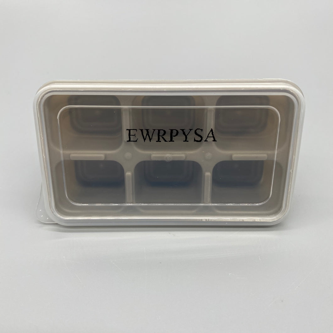 EWRPYSA Ice cube moulds,1 Packs Mini Ice Cube Tray, Easy-Release Small Ice Moulds with Removeable Lids, Perfect for Drinks, Freezer, Baby Food, Whiskey and Cocktail, LFGB Certified and BPA Free.