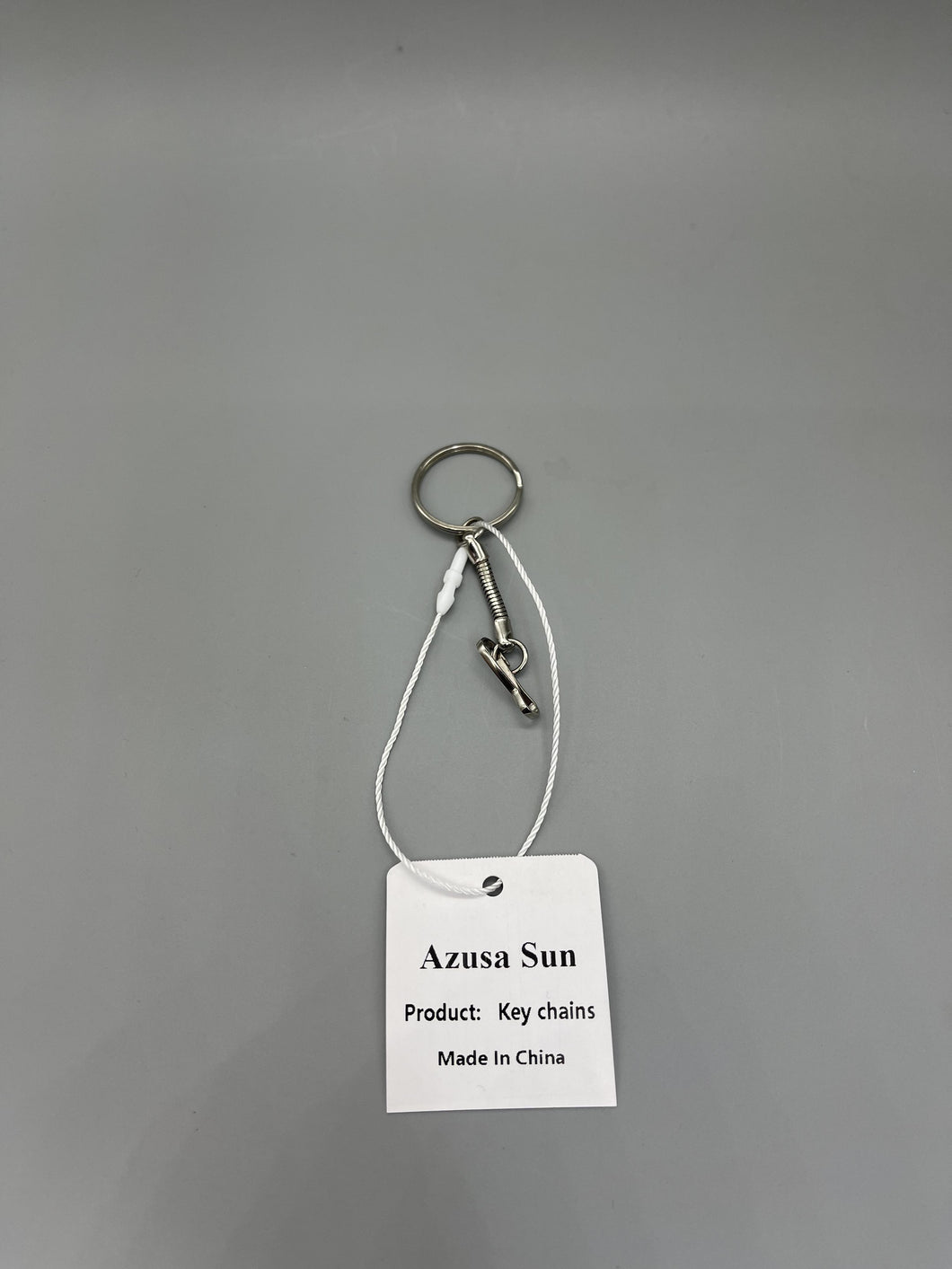 Azusa Sun Key chains ,Keyrings of common metal,50PCS Split Key Ring with Chain and Jump Rings,Split Key Ring with Chain Silver Color Metal Split Key Chain Ring Parts with Open Jump Ring and Connector