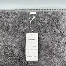 Load image into Gallery viewer, funastar Lap rugs，Microfiber Bathroom Rugs (17x24, Grey) Shaggy Soft and Absorbent, Non Slip, Thick Plush, Machine Washable Bath Mat and Bath Rugs for Bathroom
