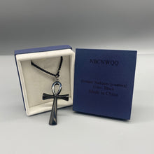 Load image into Gallery viewer, NBCNWQQ Necklaces [jewellery],Black cross personalized Pendant Necklace, stainless steel chain necklace, wear personalized necklace, men and women, handsome with clothing - price and quality friendly.
