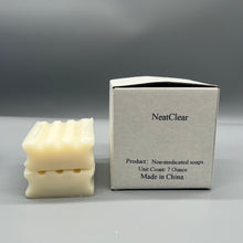 Load image into Gallery viewer, NeatClear Non-medicated soaps,Facial Cleansing Bar Treatment for Acne-Prone Skin, Non-Medicated &amp; Glycerin-Rich Hypoallergenic Formula with No Detergents or Dyes, 3.5 oz (Pack of 2)
