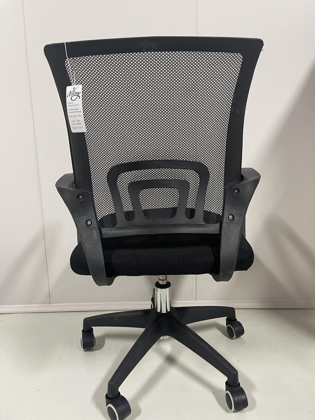 Nikings Office furniture,Ergonomic Mesh Office Chair, High Back Desk Chair with 3D Arms, Tilt Function, Lumbar Support and PU Wheels, Swivel Computer Task Chair with Armrests, Adjustable Height/Tilt, 360-Degree Swivel