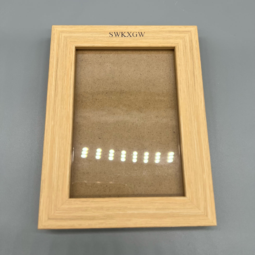 SWKXGW Picture frames,5x7 Picture Frame - for Table Top Display and Wall Mounting Photo Frame , Made of Pine Wood and High Definition Plexiglass