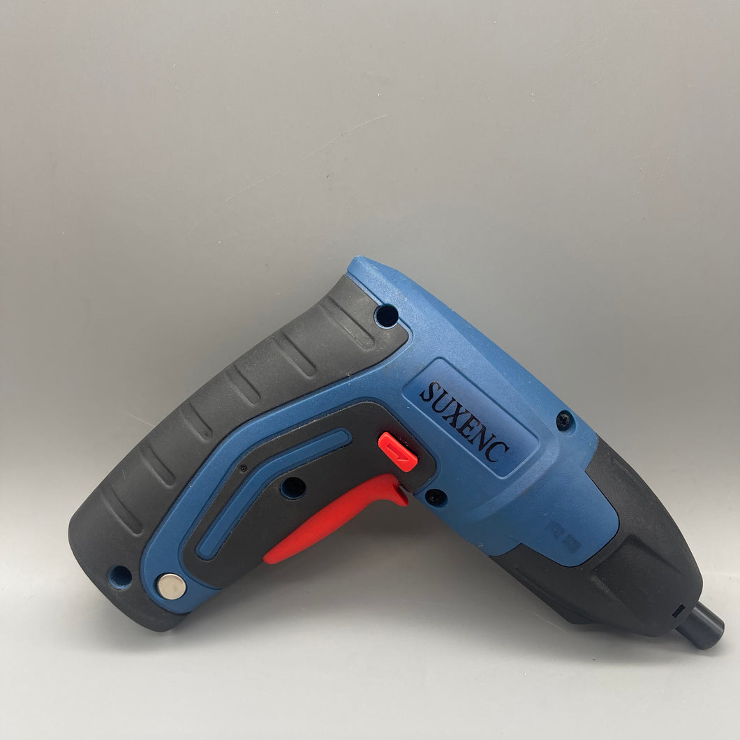 SUXENC Power operated metalworking machine tools, namely, drilling tools,Electric drill,electric,Rechargeable Cordless Screwdriver, Includes 1pcs Bit, 1pc Bit Holder, USB Charging Cable