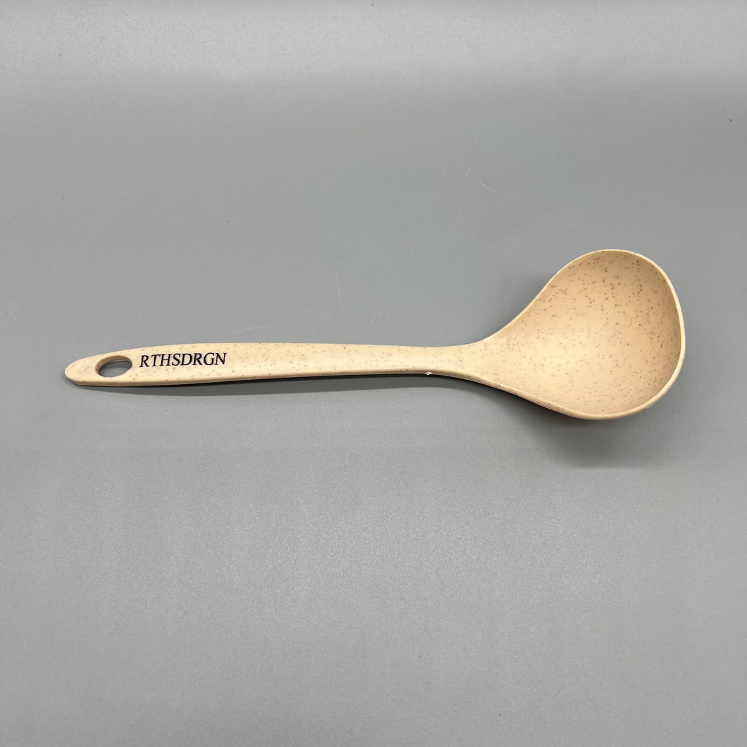 RTHSDRGN Serving scoops [household or kitchen utensil],Ladle Spoon with Comfortable Grip - Cooking and Serving Spoon for Soup, Chili, Gravy, Salad Dressing and Pancake Batter - Large Nylon Scoop Soup Ladel Great for Canning and Pouring - Olive.