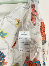 Load image into Gallery viewer, Deepsko Shawls,Scarfs for Women Lightweight Floral Birds Print Cotton Scarves and Wraps for Summer Shawl.
