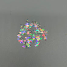 Load image into Gallery viewer, PATCHUPS Spangles,Bulk Loose Sequins 8 MM Round Cupped Iridescent Sequins Spangles for Crafts DIY Sewing Embroidery Applique, About 2400 Pieces (Clear)

