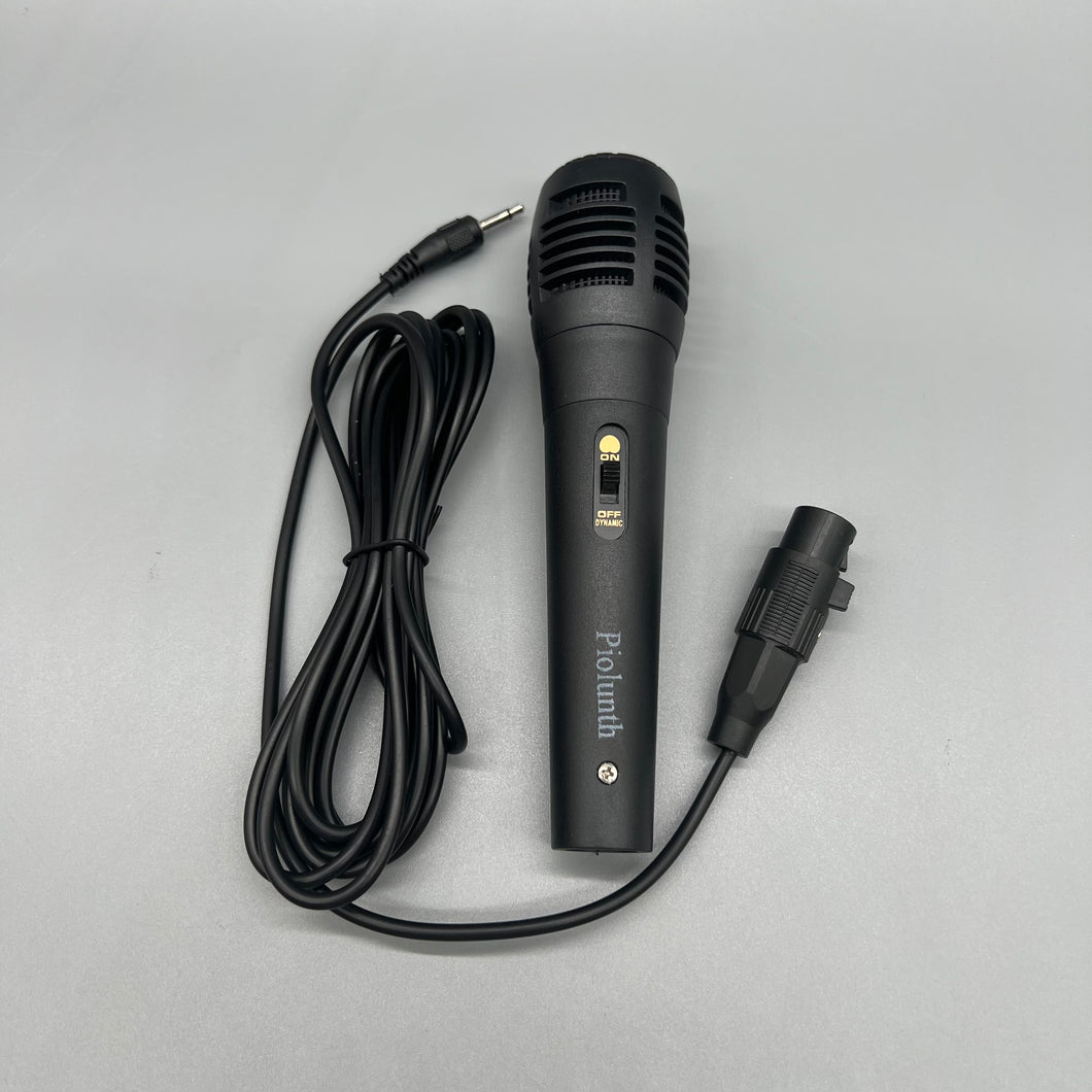Piolunth Speaker microphones,Handheld Wired Microphone, Cardioid Dynamic Vocal Mic with 13ft Cable and ON/Off Switch, Ideally Suited for Speakers, Karaoke Singing Machine, Amp, Mixer