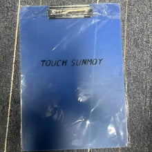 Load image into Gallery viewer, TOUCH SUNMOY Stationery,2 Pack Blue Plastic Clipboards,Clipboard with Low Profile Clip,A4 Letter Size for Offices School.

