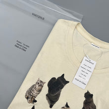 Load image into Gallery viewer, WMYQNLB Tee-shirts,Spring Summer New Women&#39;s Tunics Round Neck Blouses Ladies Casual Cute Cat Animal T-shirts.
