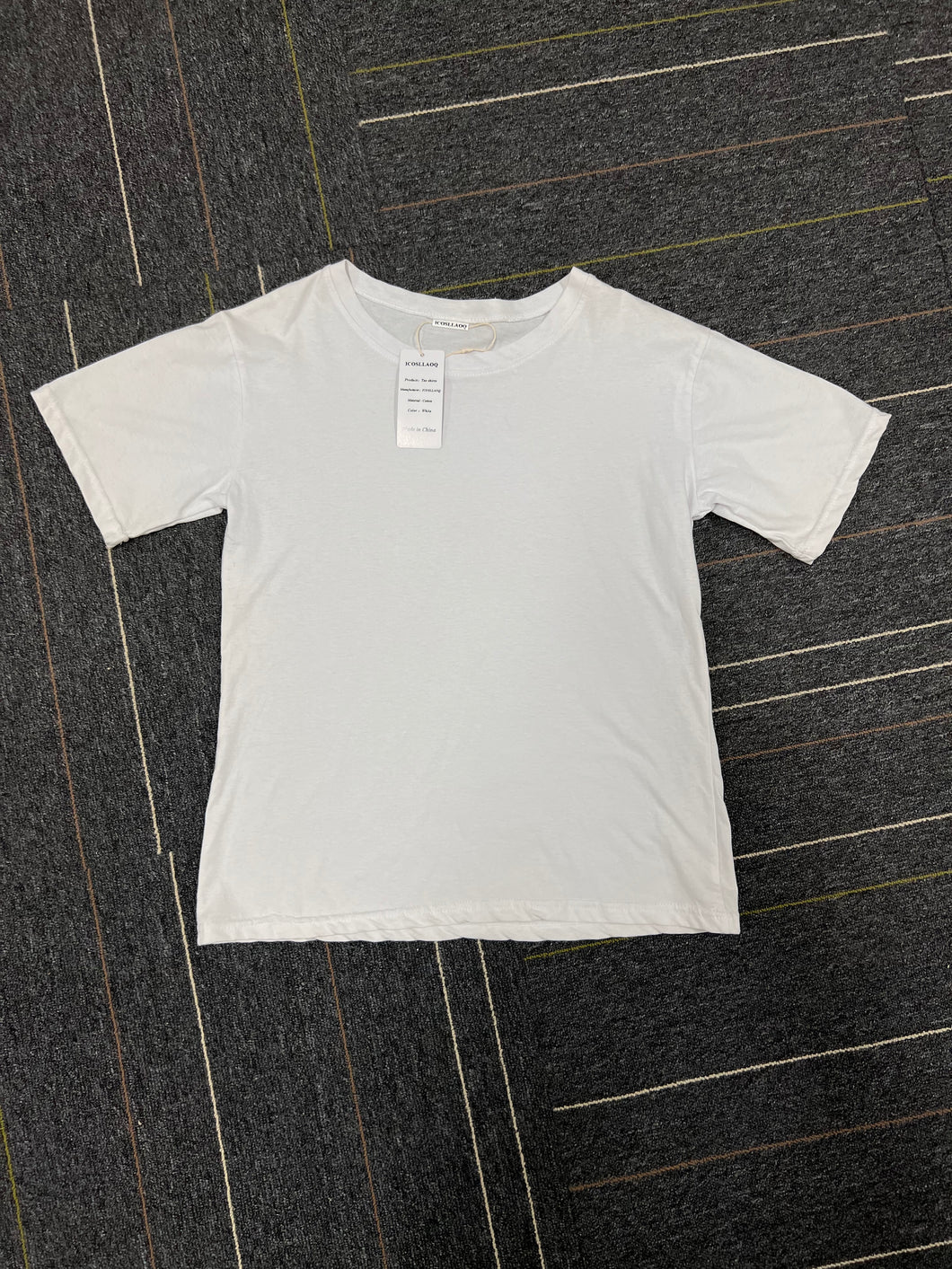 ICOSLLAOQ Tee shirts,Athletic Men's Cotton Performance Short Sleeve T-Shirt, Men's Crewneck T-Shirts, Soft Modern Fitted Basic Tees