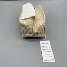 Load image into Gallery viewer, WZFKEJK Tissue box covers of textile,The paper towel box cover is naturally woven, and the face towel holder is rectangular.
