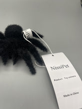 Load image into Gallery viewer, NissiPet Toy animals，Black Spider Plush, Collectible Decorative Big Eyes Tarantula Stuffed Toy Soft Take A Long Plushie Pillow Squishes Washable Cushy Mini Doll

