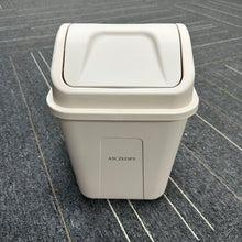 Load image into Gallery viewer, ASCZEDPY Trash containers for household use,3.5 Plastic Trash Can with Swing Top, Swing Lid Waste Bin
