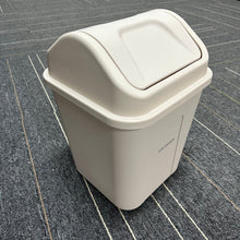 Load image into Gallery viewer, ASCZEDPY Trash containers for household use,3.5 Plastic Trash Can with Swing Top, Swing Lid Waste Bin
