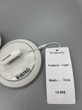 Load image into Gallery viewer, Wotermly cups, Ceramic Mug, Fancy Tea Cup with Silver Trim, China Tea Cups with Lid, Flower Tea Cup, Suitable for Making Tea, Cold Drinks, Hot Drinks, Coffee, Etc, 10oz (about 300ml)

